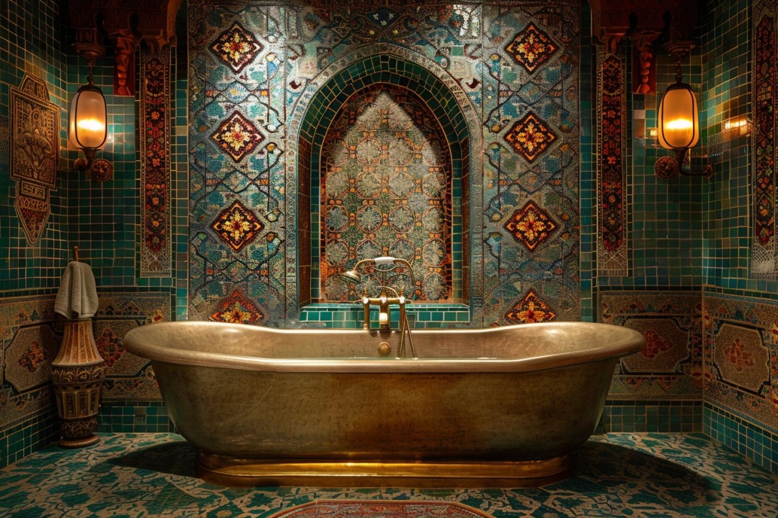 Inspiration pour une salle de bain orientale et marocaine | Décoration ...