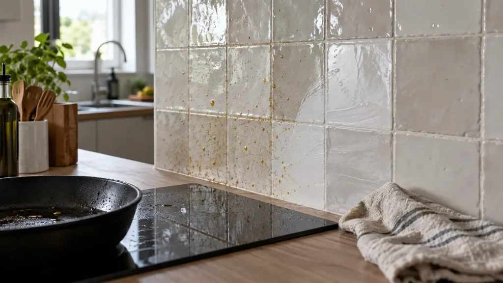 Zellige adhésif en cuisine : ce qu’il vaut vraiment face aux projections